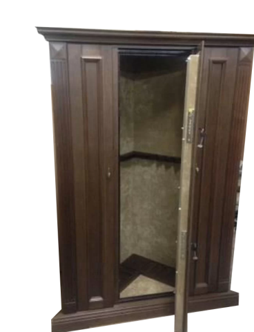 Gun safe for 8 barrels in wood "Samson"