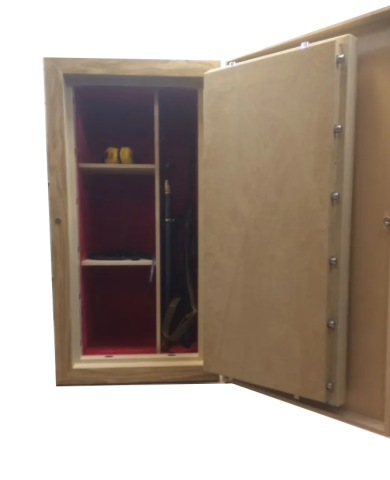 Gun safe in wood "Fort 2"