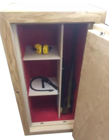 Gun safe in wood "Fort 2"