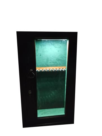 Gun safe with armored glass "Prince"