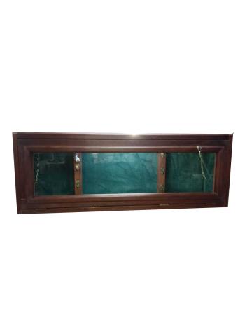 Horizontal safe with armored glass "Nut"