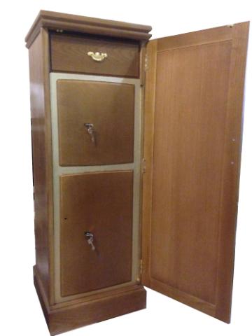 Safe Jewelry in oak "Diamond"