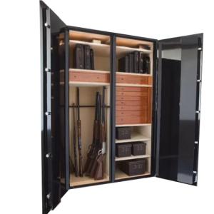 Gun safe in enamel for 7 barrels "Anthracite"