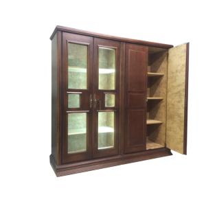 Safe showcase with armored glass in wood "Vityaz 2"