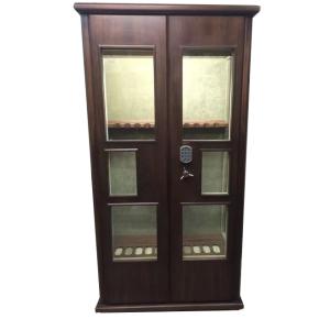 Safe showcase with armored glass in wood "Vityaz"