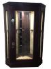 Corner safe Showcase in "Corner" finish