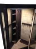 Corner safe Showcase in "Corner" finish