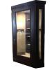 Corner safe Showcase in "Corner" finish