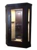 Corner safe Showcase in "Corner" finish