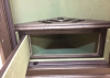 Corner safe with bulletproof glass in wood "Sapsan 2"