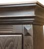 Corner safe with bulletproof glass in wood "Sapsan 2"