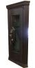 Corner safe with bulletproof glass in wood "Sapsan 2"