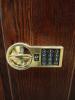 Safe for money with gold plated lock "London"