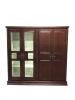 Safe showcase with armored glass in wood "Vityaz 2"