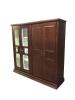 Safe showcase with armored glass in wood "Vityaz 2"